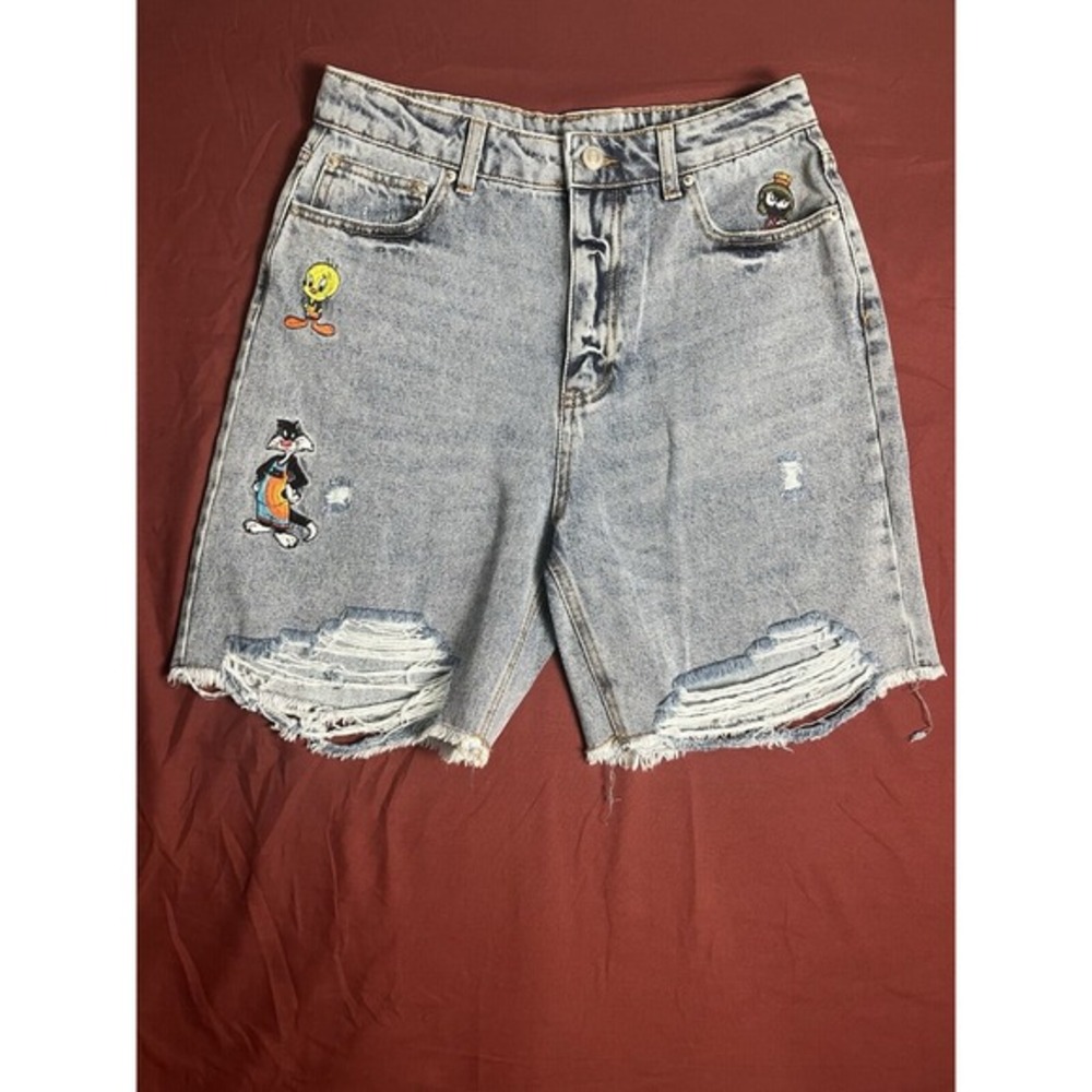 Forever 21 girls‎ space jam jean shorts size 29